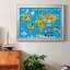 Carte du monde - cadre photo, impression sur toile-1868553783-1868553780