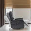 Fauteuil inclinable et pivotant à 360 ° - Massage 8 points et chaleur lombaire - Inclinaison à 155 ° - Assemblage facile-115753332