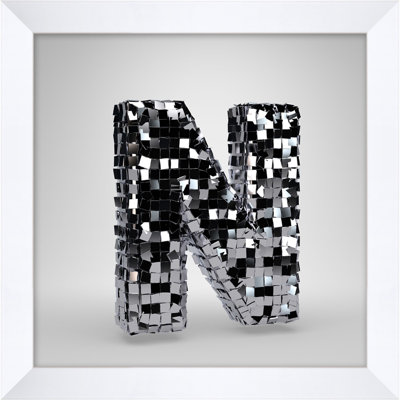 Disco Letter N Print by Mat Sanders