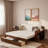 Multifunctional Daybed With Storage Drawer, Open Compartments And Hydraulic Side Table-447250156