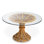 Colony Round Glass Dining Table