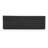 Matera 56" Fabric Bench In Ebony Black
