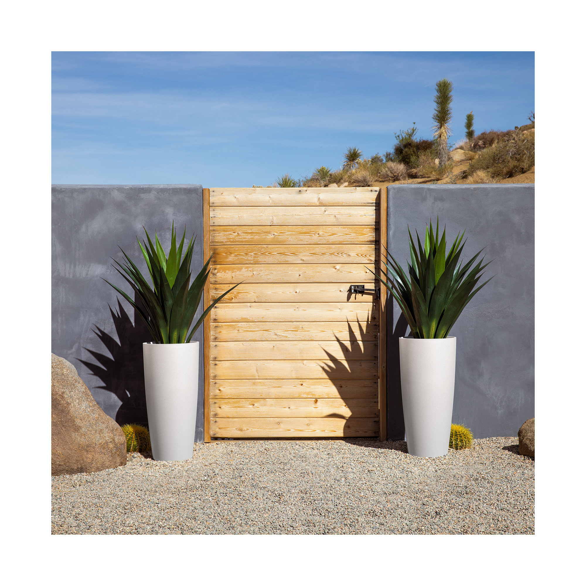 Mason Series Selena Planter, 2, White