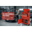 Coffre à outils roulant à 8 tiroirs, armoire de rangement à outils verrouillable et détachable 2 en 1 avec roulettes et tiroirs, organisateur d'outils robuste pour garage et atelier, rouge