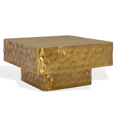 Janalee Steel Sq Coffee Table