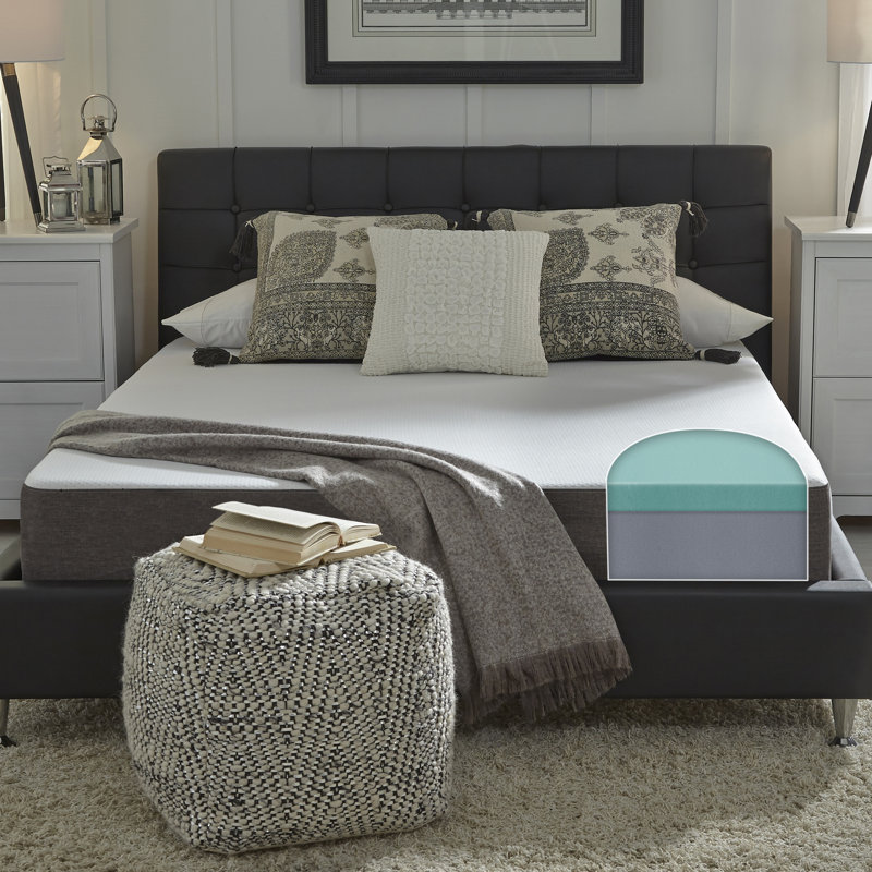 Slumber Solutions Restore Medium Gel Memory Foam Mattress, 10", Twin XL