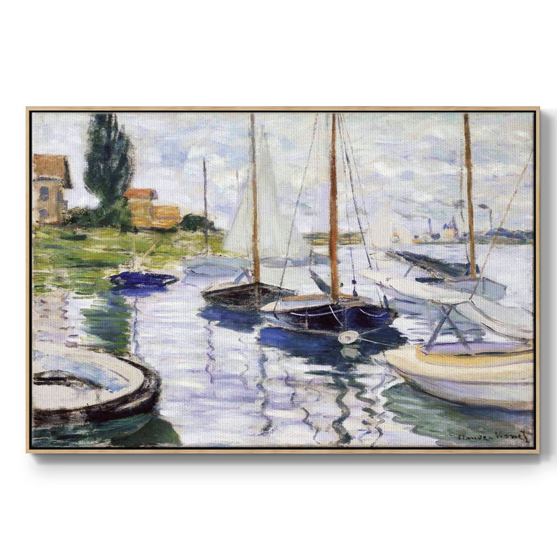 Bateaux à Petit, H 27 po x l 41 po x P 2 po, Naturel