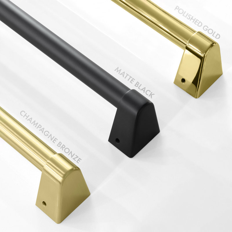 ZLINE Autograph 24 in. White Matte Column Freezer with Graphite Gray Interior and Gold Accents, Black Stainless Steel