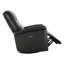 Fauteuil inclinable électrique pivotant en cuir véritable Martina-112574269