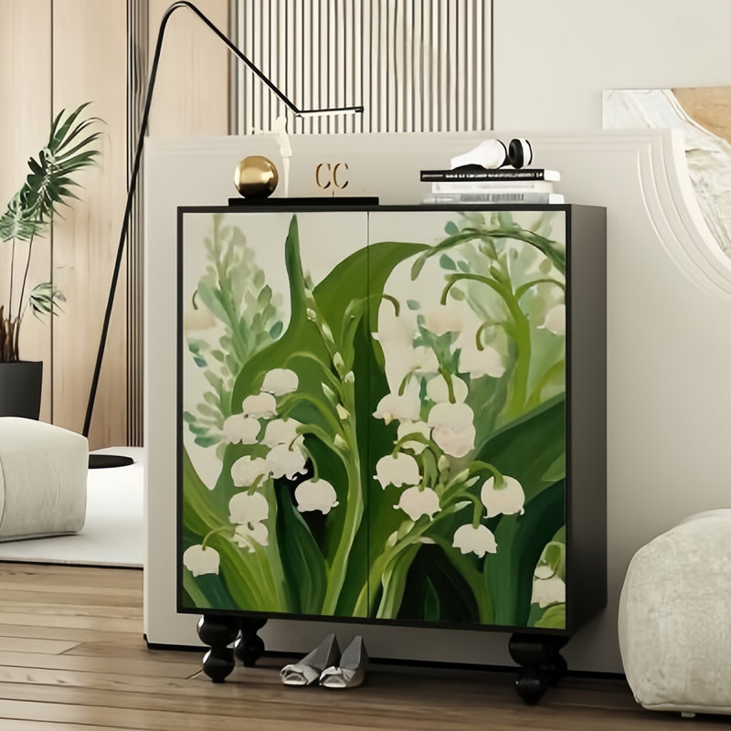 16 Pair Shoe Storage Cabinet