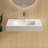 32'' Wall Mounted Bathroom Sink Solid Surface Sink