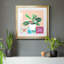 Growing Happy II - peinture encadrée-1690876868-1690876875