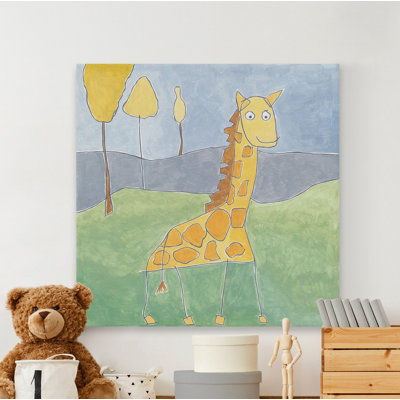 «Pelaez Quinn's Giraffe», reproduction sur toile tendue