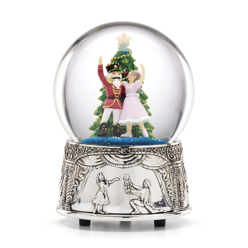 Reed And Barton Nutcracker Suite Musical Snowglobe