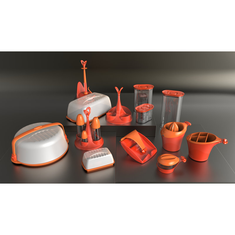 Symple Stuff Manual Citrus Juicer, Orange