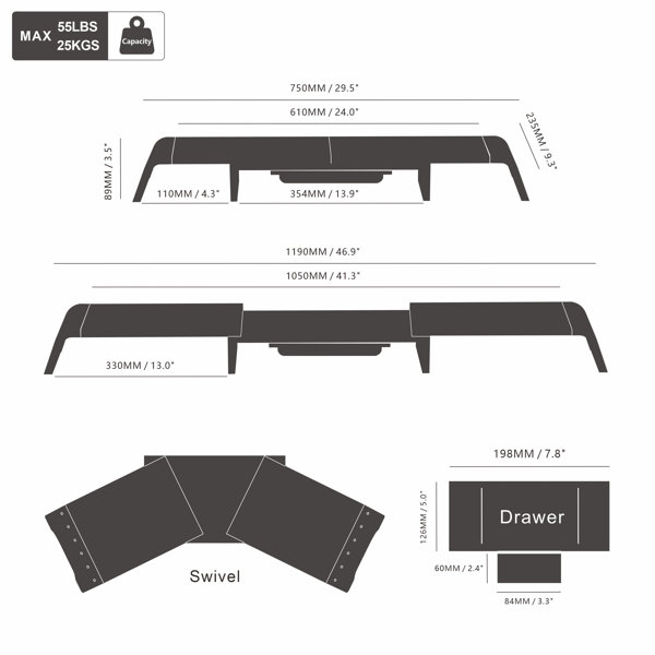 Dimensions du produit