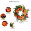 Couronne d'automne artificielle citrouille et baies de 45 cm
