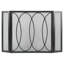 Parisian 3 Panel Iron Fireplace Screen-63681774