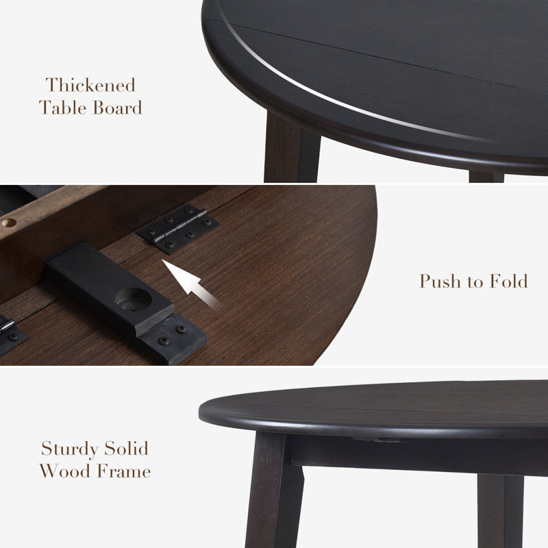 5 - Piece Dining Table Set with Soild Wood Dining Chair