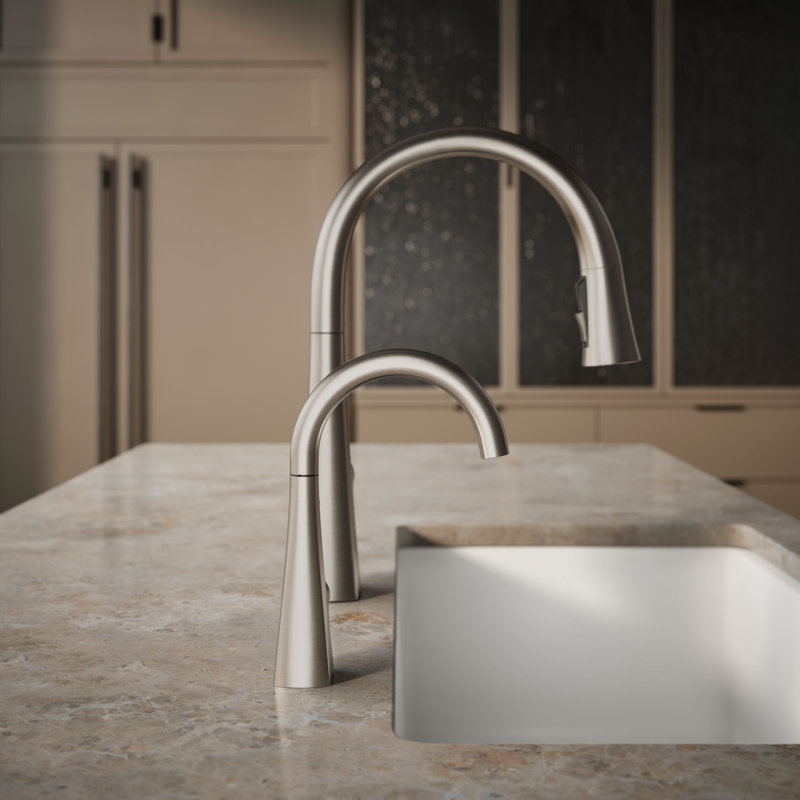Graze Beverage Faucet, Vibrant Stainless