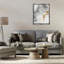 Art mural marbré gris et glam sur toile par Seven Trees Design-1894049599-1894049596