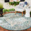 Tapis intérieur / extérieur bleu Arneshia-1906328372