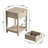 Aleshire Mid-Century Modern 23.2"H 1 Drawer Nightstand-969325175-1000229258