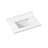 30" White Engineered Stone Vanity Top With Rectangular Ceramic Sink And 4" Backsplash