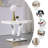 Bluma Solid Wood Top End Table