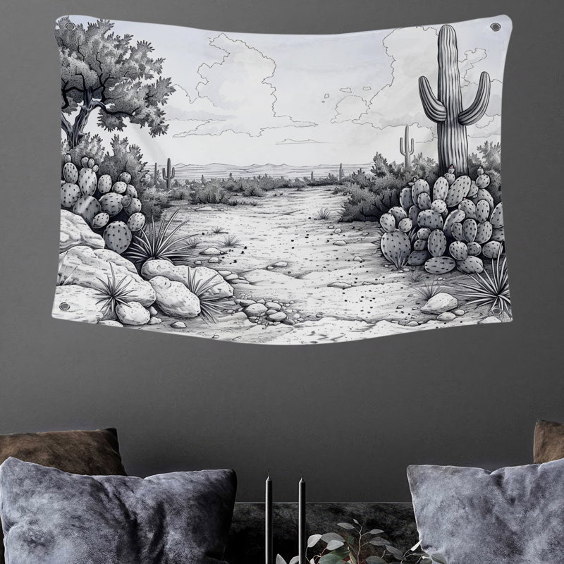 Tapisserie en microfibre, H 50 po x l 60 po