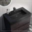 Meuble-lavabo autoportant avec grand lavabo et rangement