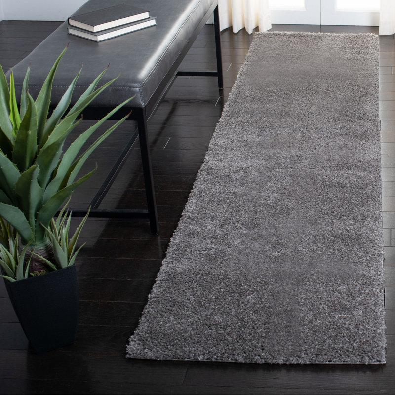 Alayanna Shaggy Performance Solid Color Rug, Runner 2' x 8'