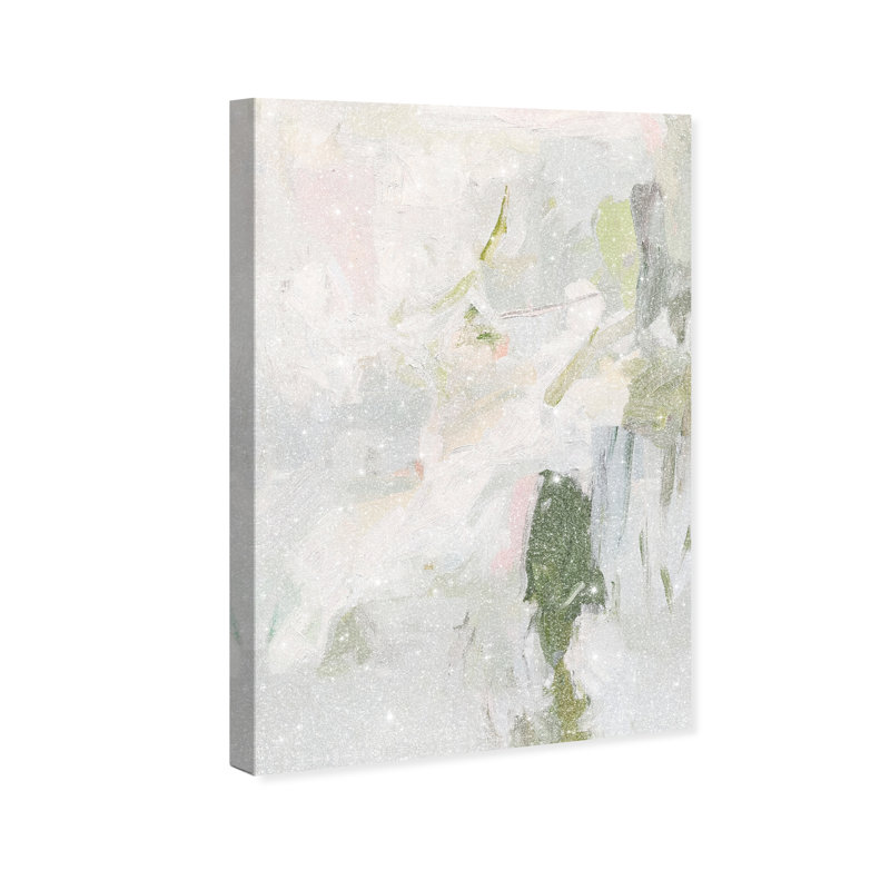 Frosted Foliage Canvas Abstract Print by Oliver Gal, Black Frame, 10 x 15, 45"H x 30"W, Canvas Unframed