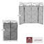 Juniper 3 Panel Steel Fireplace Screen