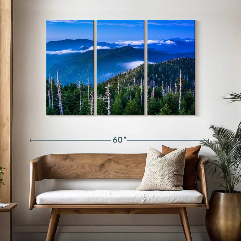 Alvord Great Smoky Mountain Landscape, 32" H x 50" W