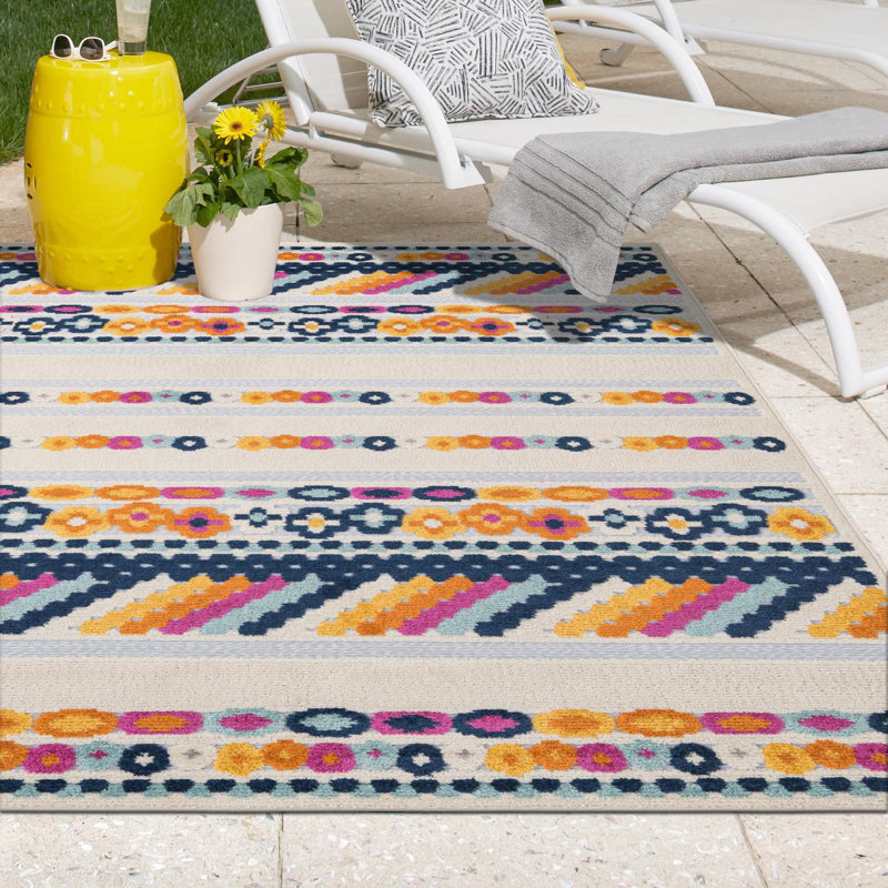 Paradera Indoor/Outdoor Rug, Rectangle 4' x 6'