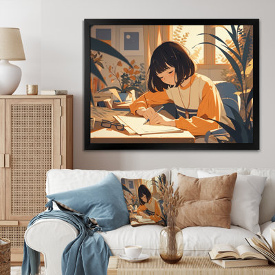 Personnage féminin féminin I - Femme, reproduction sur toile
