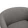 Applewold Upholstered Swivel Barrel Chair with Solid Wood Base