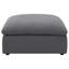 Repose-pieds gris anthracite Greeley