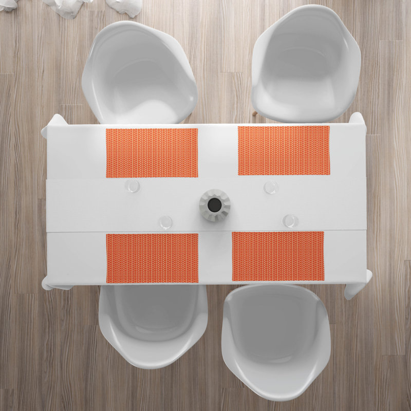 Polyester Geometric Rectangle Placemat