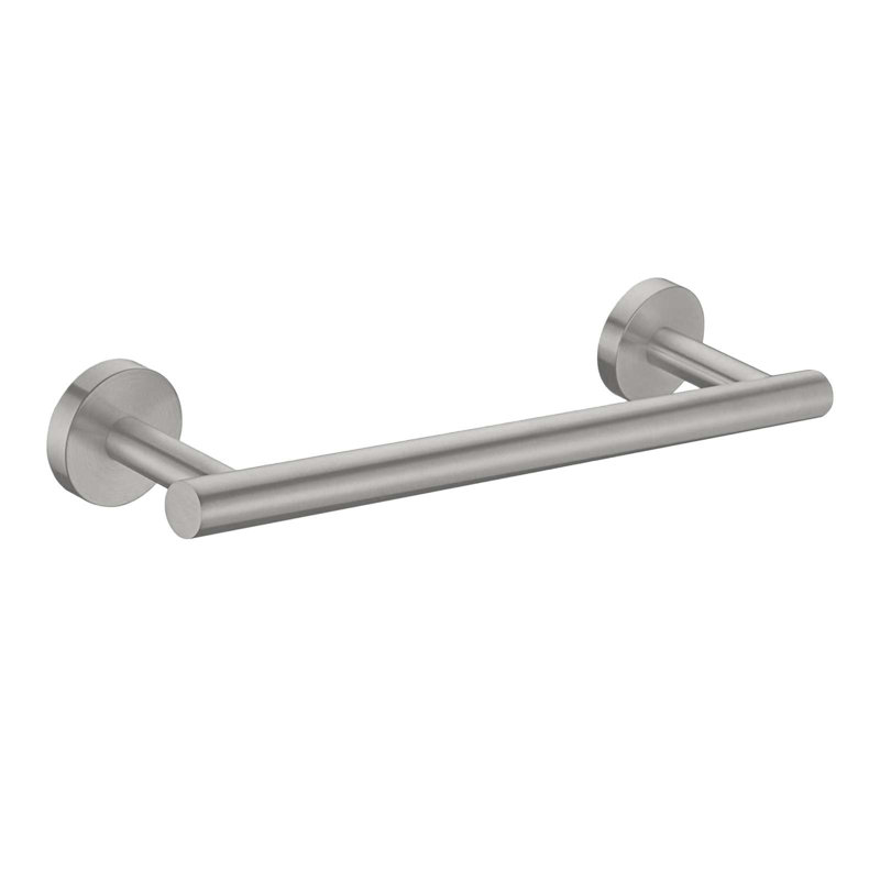 Barre à serviettes TB01-12 ", Nickel brossé, H 3,15 po x l 12 po x P 3,15 po