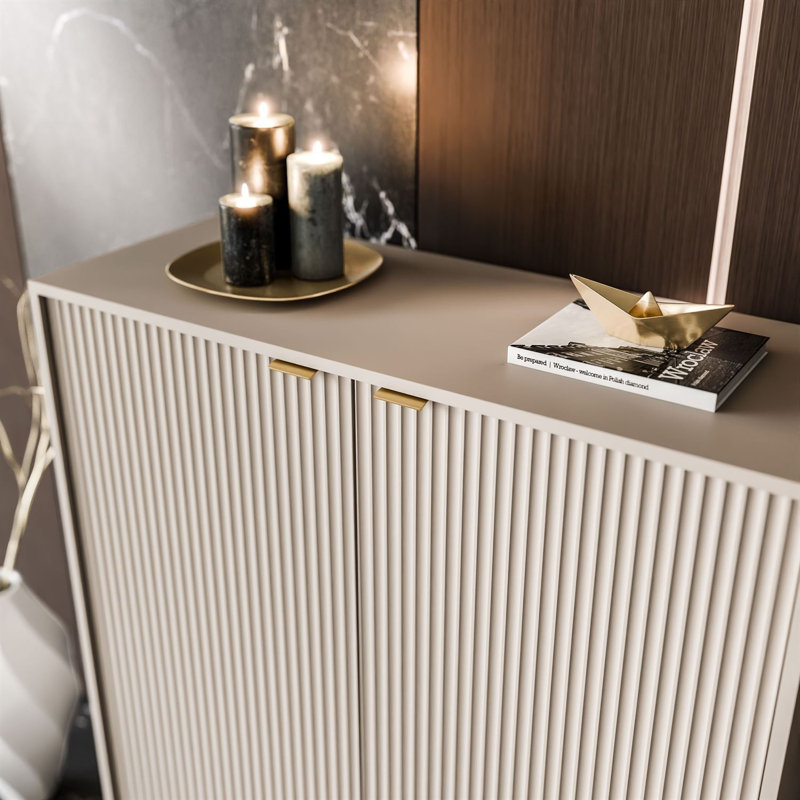 104cm Sideboard, Cashmire/Gold