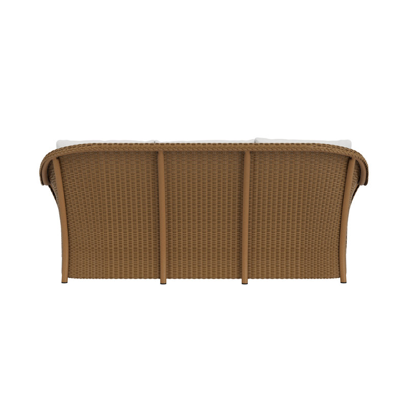 Weekend Retreat Outdoor 3 - Seat Patio Sofa, Demo Mist, Mink