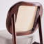 Chaise d'appoint en rotin, chaise de salon rembourrée avec dossier en rotin et structure en bois, chaise de lecture moderne Mid-Century-1643515338