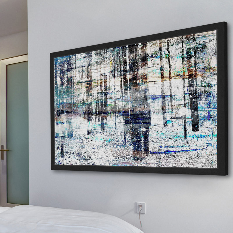 « désert forest »-cadre photo, reproduction d’art sur papier, H 30 po x l 45 po x P 1,5 po