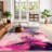 Stylish Woven Carpet, 100% Polyester, 4.0 x 5.9 Feet | 3D Digital Printing, Antibacterial, Non-Slip PVC Underside | Machine Washable, Pile Height: 0.3 Inches, Perfect for Living Room & Bedroom Decor-538824755