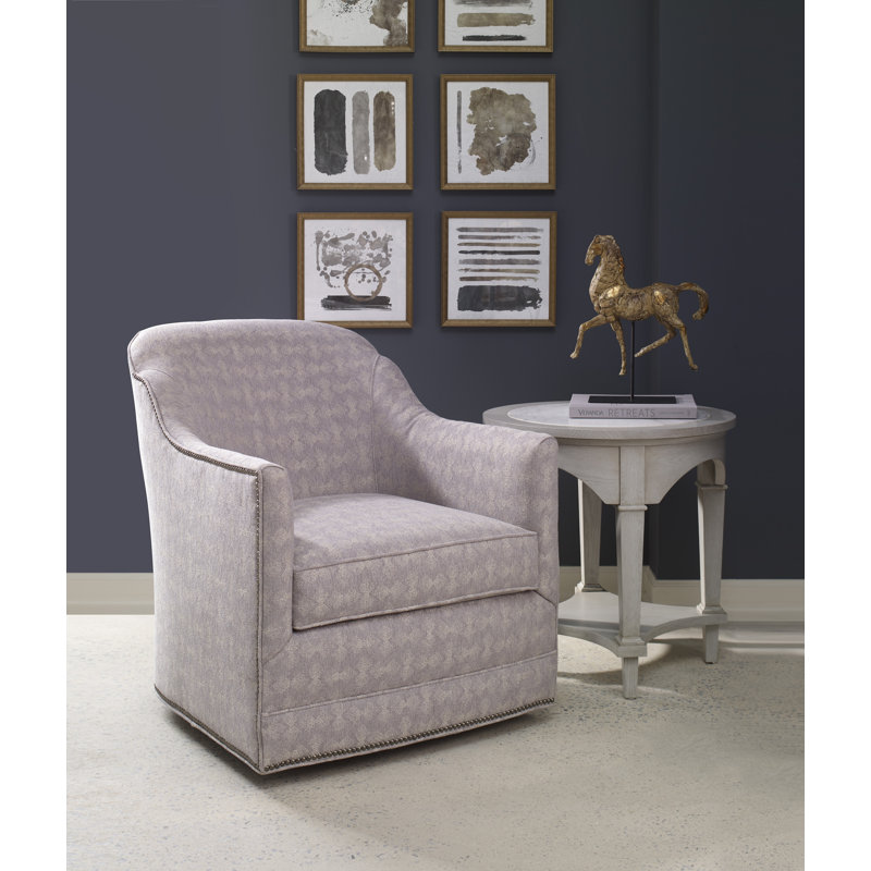 Fauteuil pivotant l 30 po Mason, Polyester indigo 8789