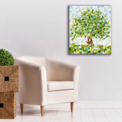  'Quilted Tree 2' by Ethan Harper Canvas Wall Art, 26" x 30"
