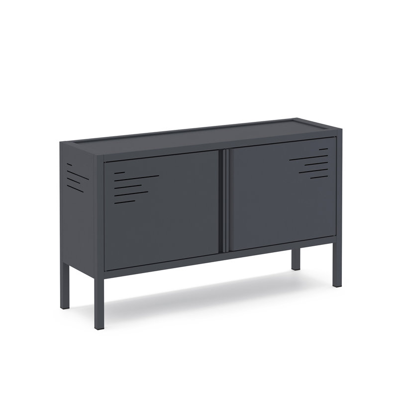 Crédence de rangement l 47 po, Gris anthracite