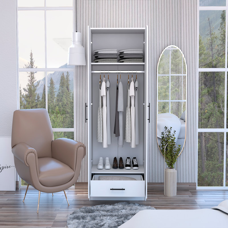 Armoire rectangulaire, Blanc